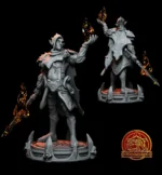 Arwin Silverhand-Infernal Paladin - STL - Image 6